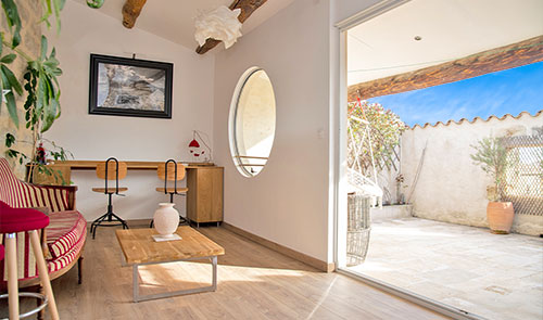 chambre duplex pezenas baignoire soleil